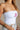 Carolina Gamecocks White & Garnet Tube Top - close up side view
