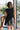 Zara Black Flare Mini Dress- back view