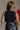 Haley Black Georgia Cropped Graphic Tank - back view