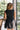 Zara Black Flare Mini Dress- close up back view
