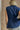 Winona Blue Denim Zip Up Top - back view