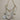 Sophia Pink Multi Charm Layered Necklace- close up view