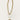 Margaret Gold Dipped Double Chain Necklace - flat lay
