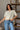 Sadie White & Taupe Short Sleeve Top- front view