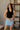 Arden Black Lace Trim Tank Top - front view tucked