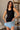 Arden Black Lace Trim Tank Top - front view