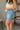 Erica Scalloped Denim Mini Skirt - side