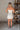 Nora Ivory & Natural Beads Mini Dress- full back view