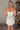 Nora Ivory & Natural Beads Mini Dress- back view