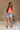 Alaina Melon Pink Short Sleeve Top- full body view