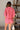Whitley Rose Pink Eyelet Top - full body back view