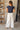 Camden Navy & White Trim Top - full body back view