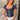 Camden Navy & White Trim Top - front view