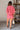 Whitley Rose Pink Eyelet Shorts - full back view
