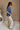 Valerie Washed Navy Blue Cotton Top- full side view