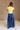 Rylee Pale Yellow Front Button-Up Top- full back view