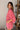 Whitley Rose Pink Eyelet Top - side view