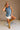 Sienna Light Denim Button-Up Vest- full body view