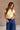 Rylee Pale Yellow Front Button-Up Top- front top view