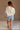 Caroline American Flag Off White Sweater- full back view
