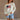 Caroline American Flag Off White Sweater- front view