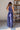 Brooklyn Navy & White Tie Jumpsuit- full back view