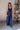 Brooklyn Navy & White Tie Jumpsuit- full body view
