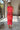 Maya Orange & Pink Floral Ruched Midi Dress- full back view