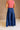 Josie Dark Denim Flare Leg Jeans- back view