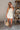 Nora Ivory & Natural Beads Mini Dress- full body view