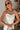 Nora Ivory & Natural Beads Mini Dress- close up front view