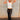 Zoe Black Foldover Leggings - full body front view