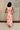 Sutton Cream & Peach Floral Midi Dress - full back view