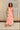 Sutton Cream & Peach Floral Midi Dress - full body front view