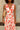 Sutton Cream & Peach Floral Midi Dress - close up front view