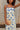 Sasha Ivory & Blue Floral Midi Dress - close front view