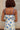 Sasha Ivory & Blue Floral Midi Dress - close up back view