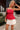 Ashton Crimson Red Tank Top - front view