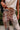 Risen: Arabella Printed Barrel Leg Jeans -close up front view