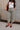 Sofia Olive Cropped Pants - front view