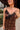 Gabby Plaid & Lace Asymmetric Dress - close up view