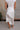 Imogen White Polka Dot & Lace Midi Skirt - lower body back view