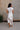 Imogen White Polka Dot & Lace Midi Skirt - full body back