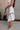 Imogen White Polka Dot & Lace Midi Skirt - side view