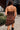 Gabby Plaid & Lace Asymmetric Dress - back view