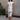 Imogen White Polka Dot & Lace Midi Skirt - full body front view