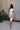 Janelle White Mock Neck Top - full body frontal view