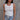 Tennessee White Embroidered Ribbed Tank - front 