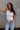 Tennessee White Embroidered Ribbed Tank - front view