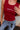 Alabama Crimson Embroidered Ribbed Tank - close up front view